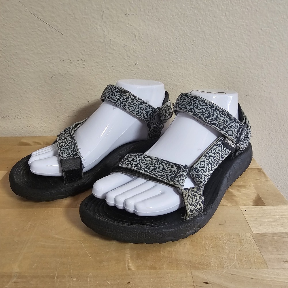 Teva Model 6407 Women's Size 7 Blue Comfort‎ Sandals Flat Slip On Straps Shoes